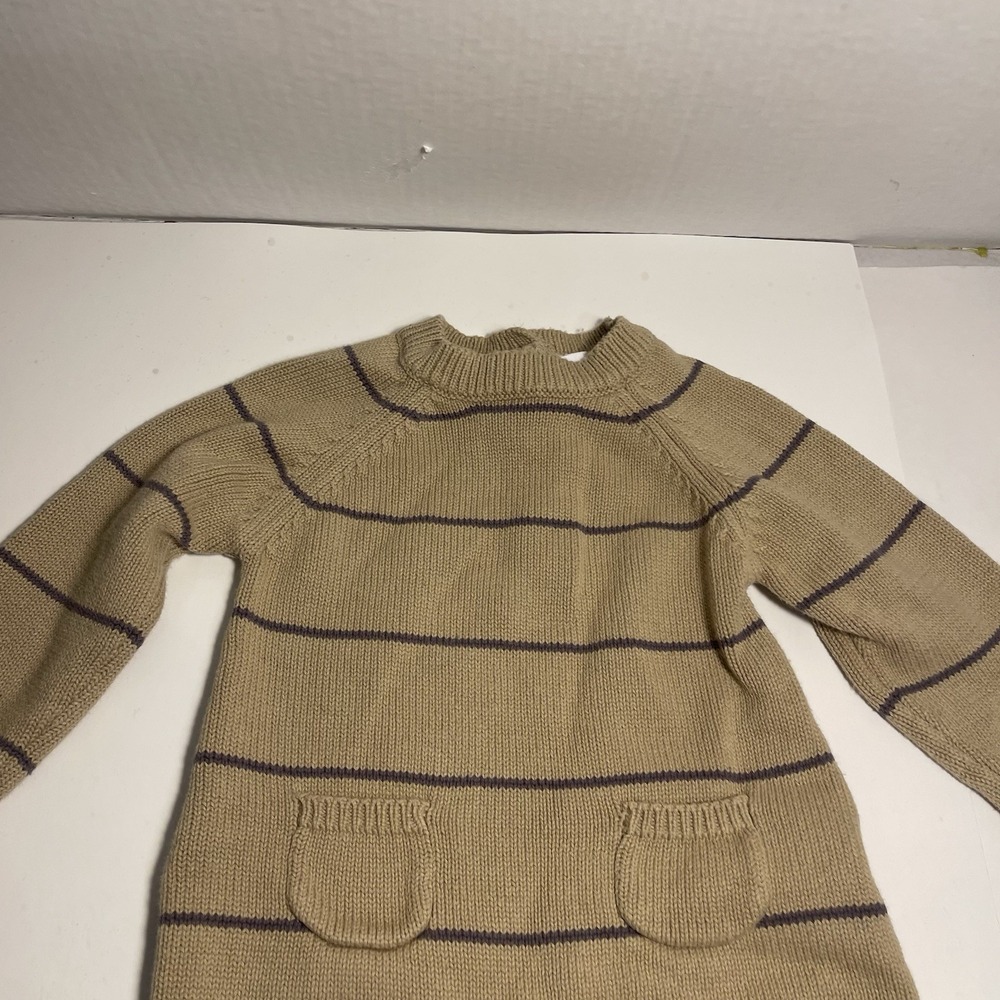 Jamie Jay Boys One Piece Jumpsuit Sweater 1 Year Brown - Picture 3 of 4